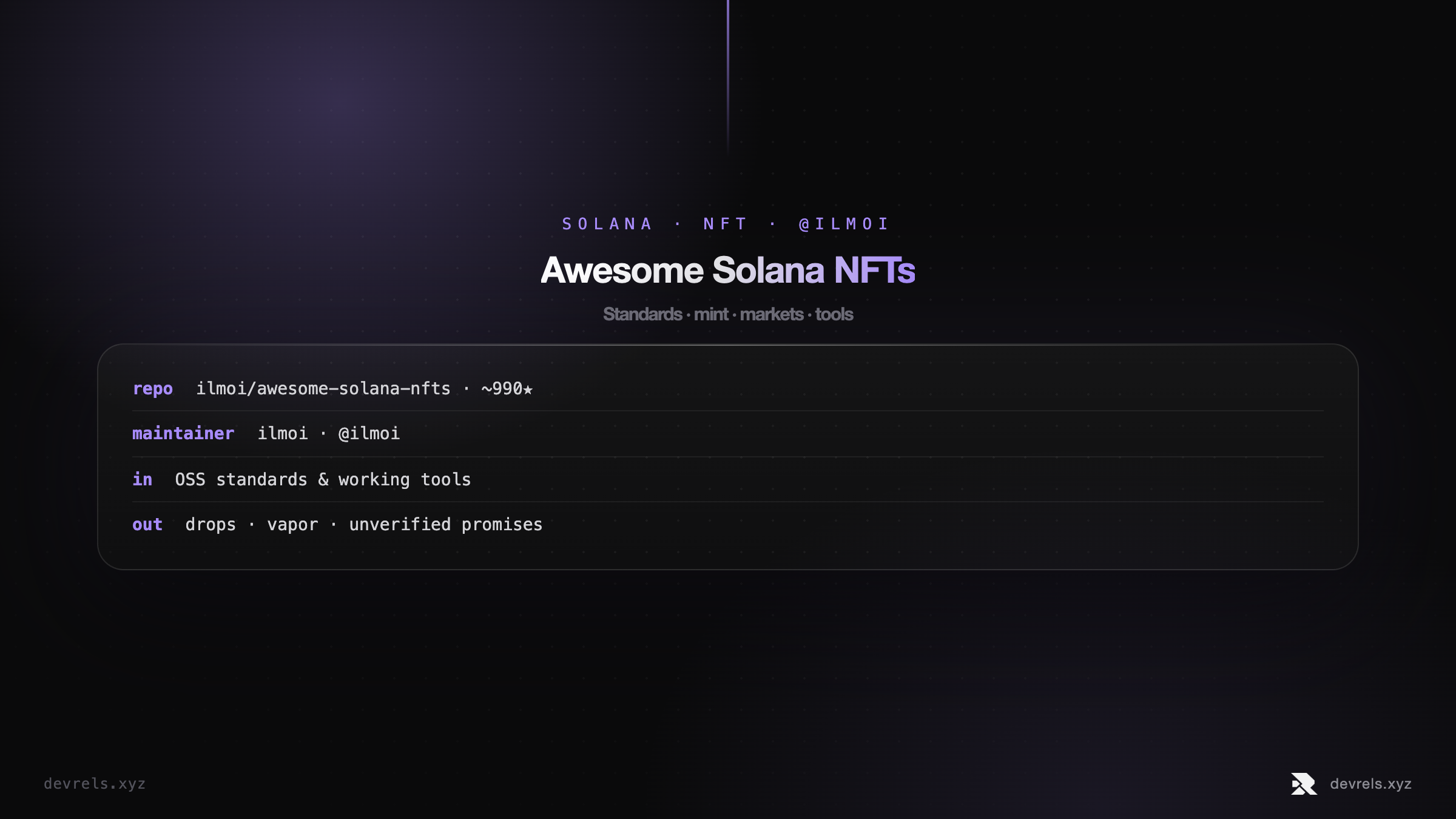 Awesome Solana NFTs list guide