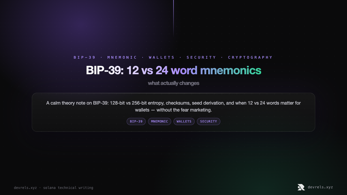 BIP-39 12 vs 24 word mnemonics