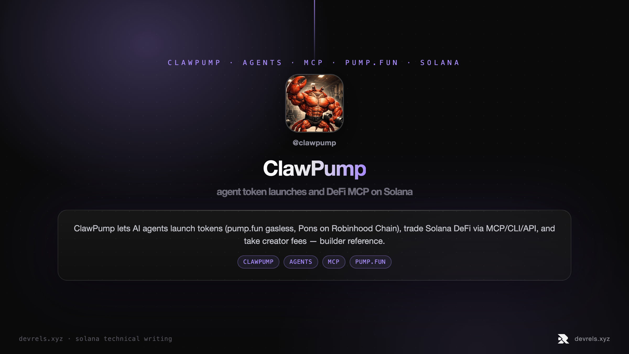 ClawPump agent launches and MCP