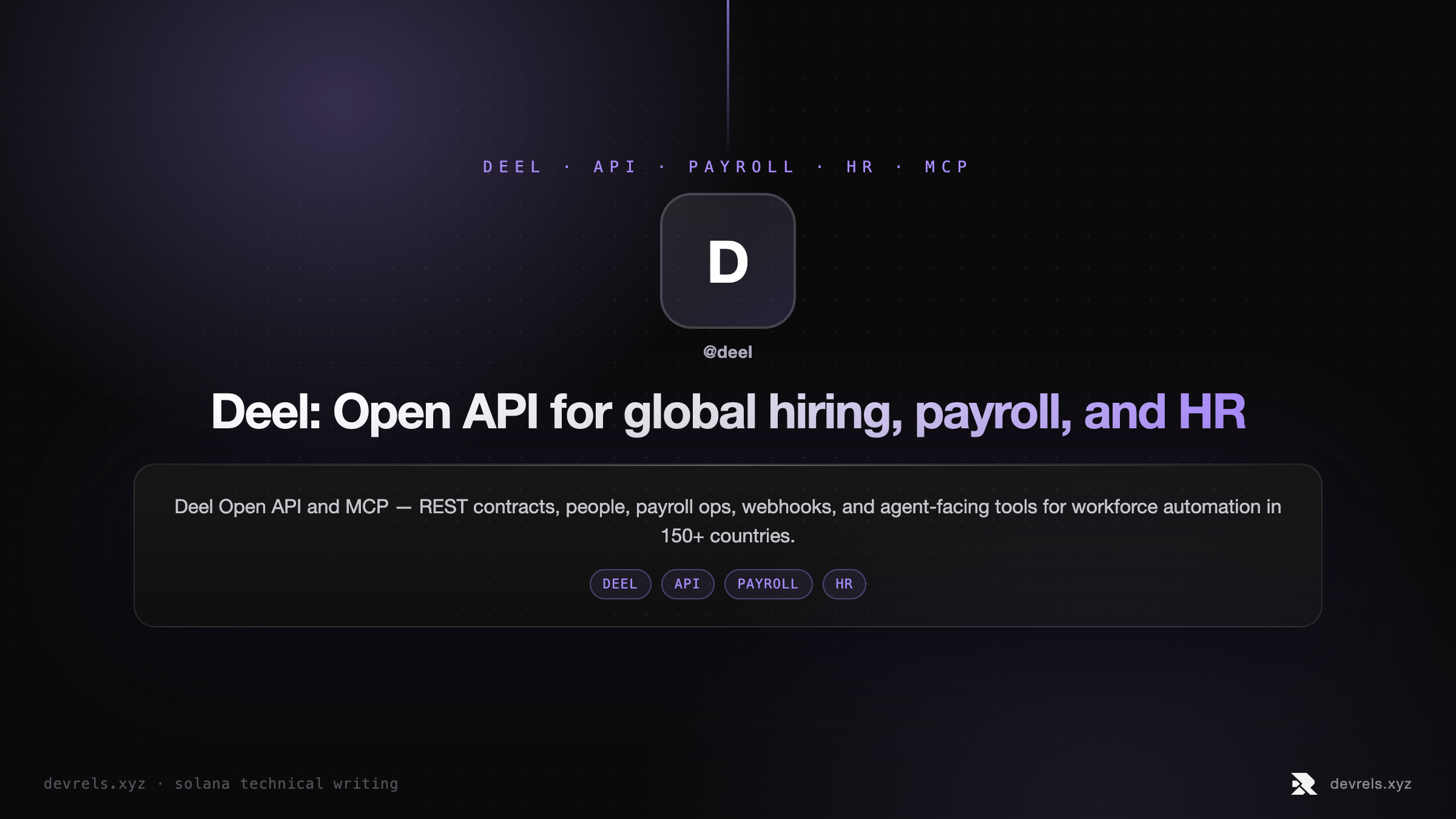 Deel Open API for global workforce