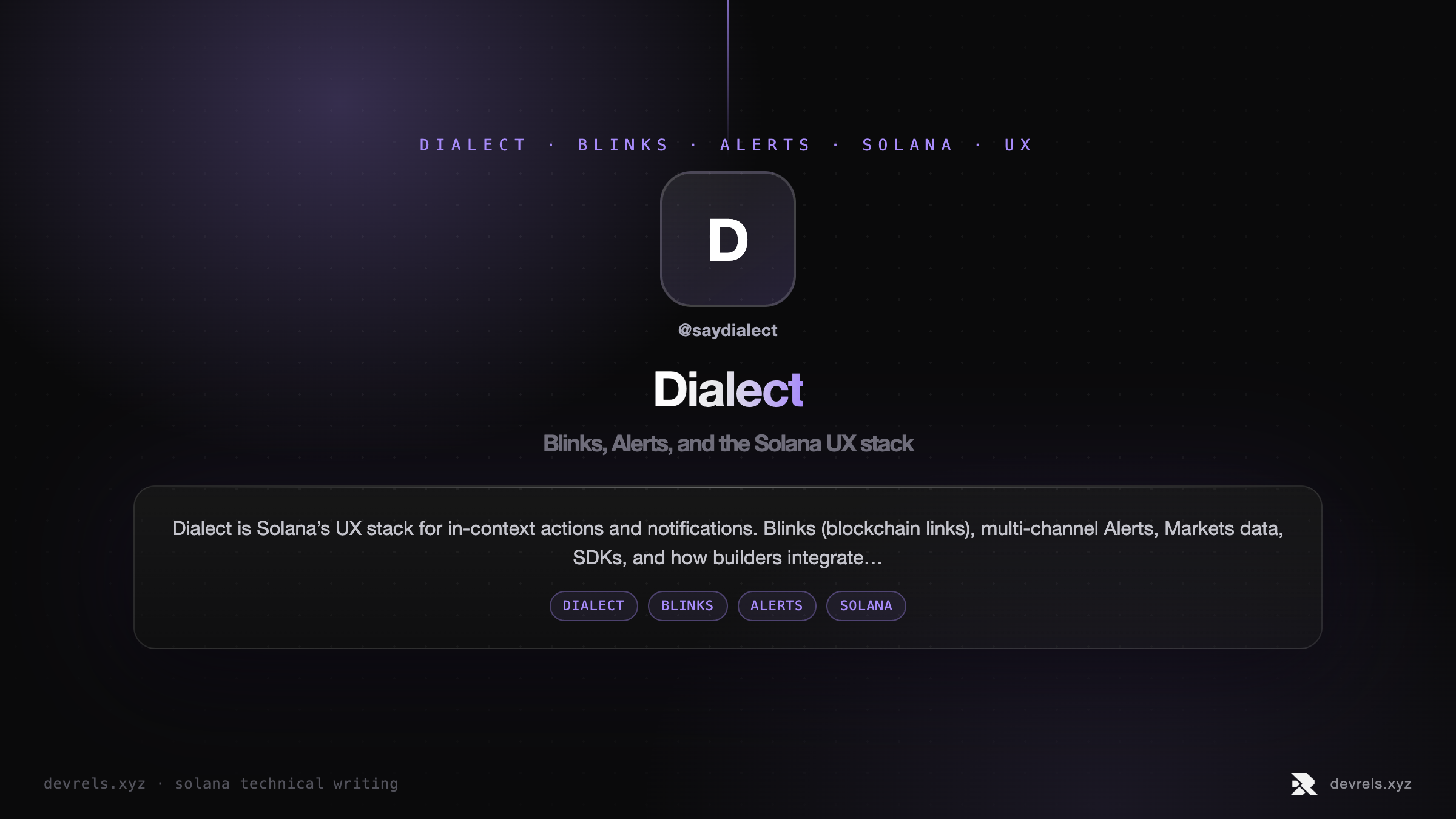 Dialect: Blinks and Alerts