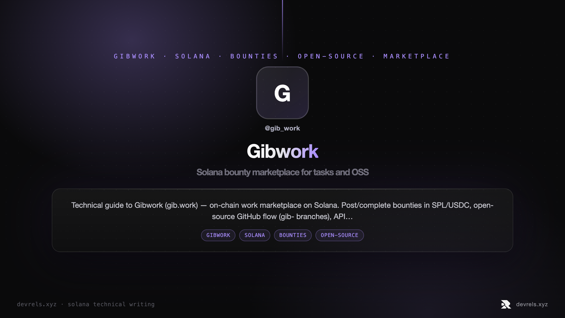 Gibwork Solana bounty marketplace