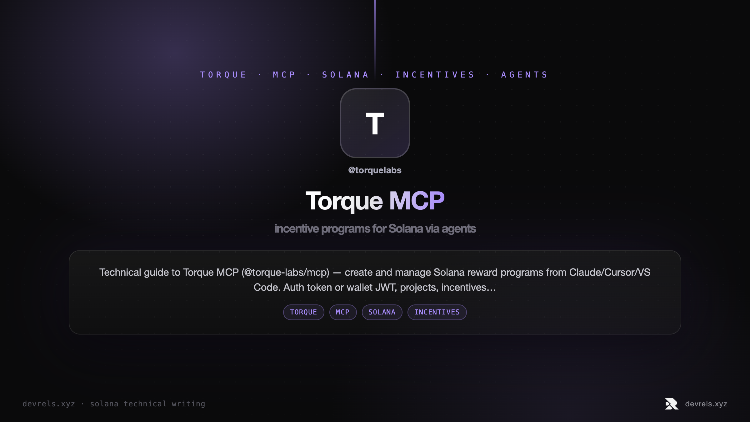 Torque MCP Solana incentives