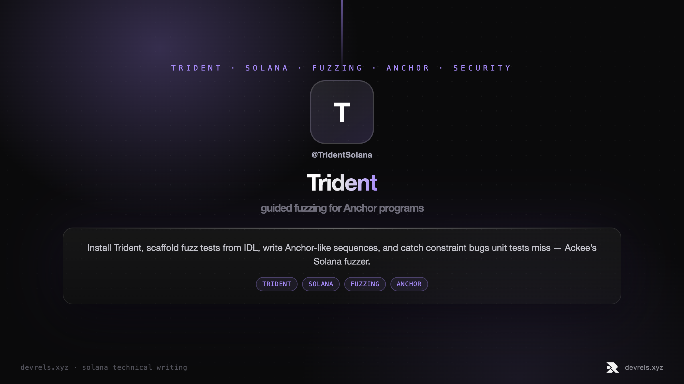 Trident guided fuzzing for Anchor programs