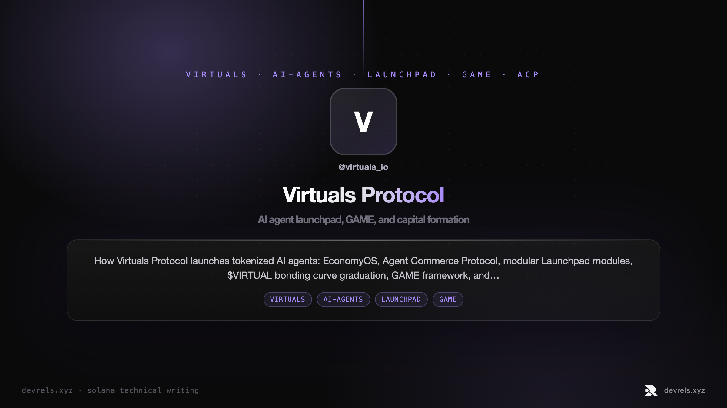 Virtuals Protocol: AI agent launchpad